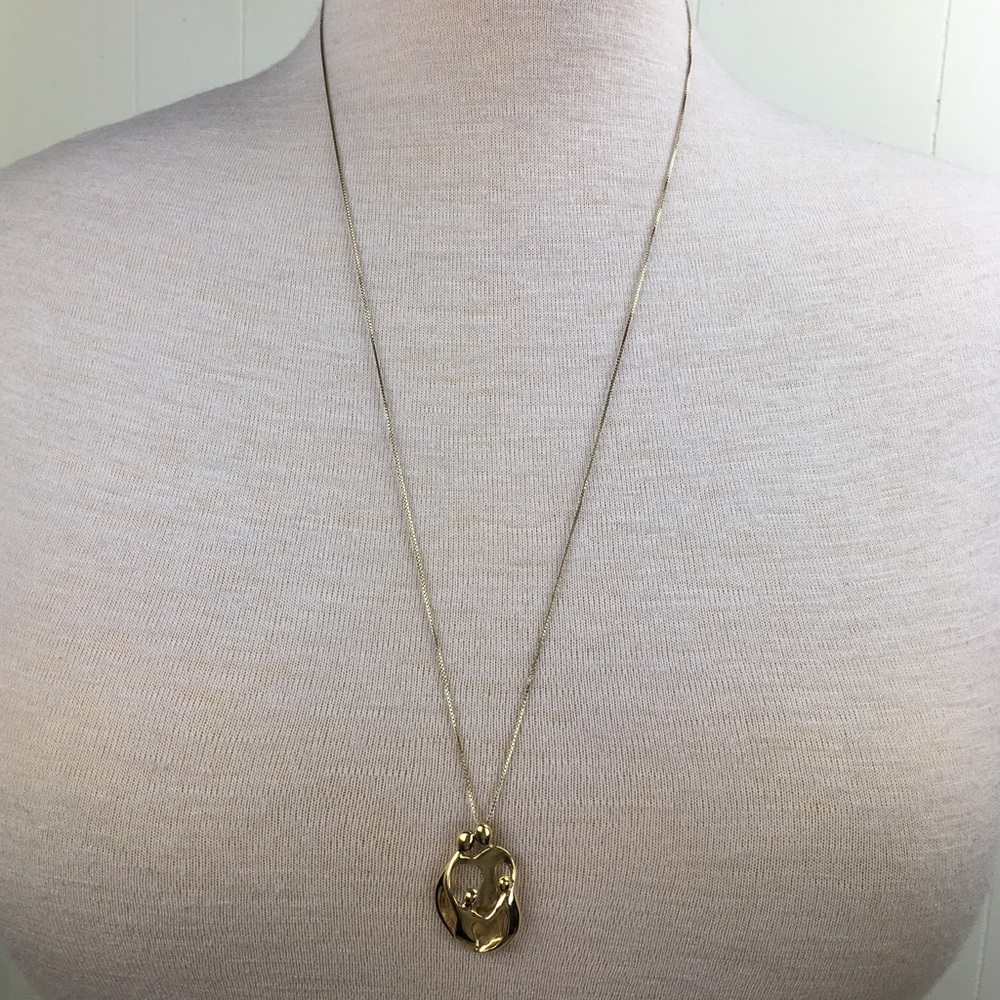 Vintage Carolyn Pollack Happy Family Necklace - Picture 4 of 7